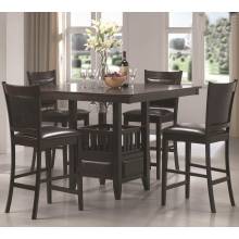 Jaden Square Counter Height Table & Cushioned Stool Set